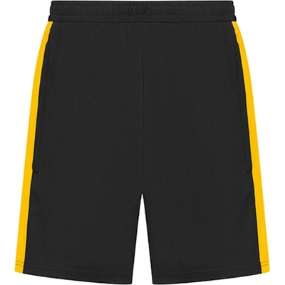 Finden+Hales pánské šortky s kapsami na zip LV886 Black