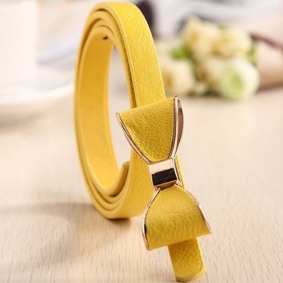 Izmael dámsky opasok Mašlička KP4345 Žltá