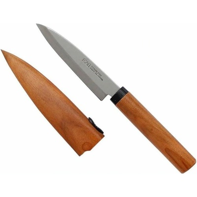 Nůž na ovoce Kai s dřevěným obalem na čepel 9 cm