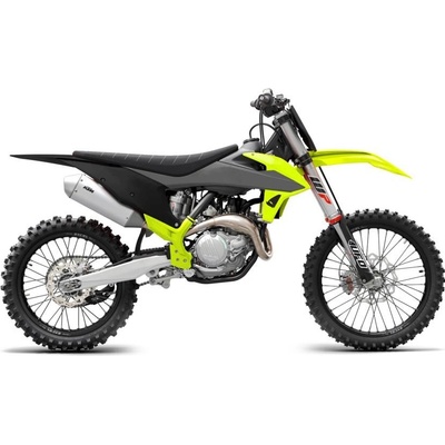 UFO kompletní sada plastů KTM SX/SXF 19-22 barva šedá / černá / žlutá fluorescenční ( včetně krytů přední vidlice, rámu a samolepek )