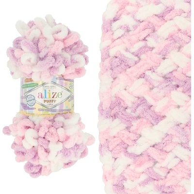 Alize Puffy Color 6051 ružovo fialová