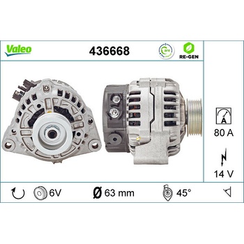 Alternátor VALEO 436668