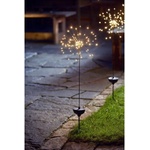 Star Trading Външно соларно LED осветително тяло с бели светодиоди, височина 100 cm Firework - Star Trading (480-56)