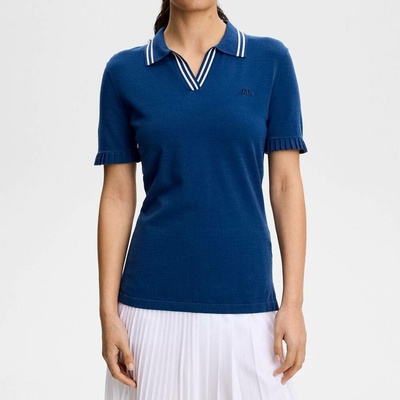 Dámska polokošeľa J.Lindeberg Ladies Mira Knitted Top Estate Blue