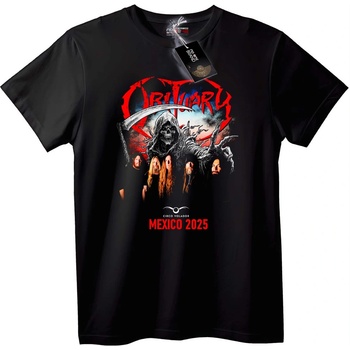 NOONEBRAND Тениска Obituary Мексико 2025 Турне - L, Black