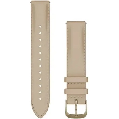 Garmin Бързоосвобождаваща се кожена каишка - Light sand (18 мм) 010-12932-60 (010-12932-60)