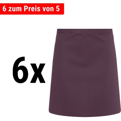 G.Gastro 6 ks Karlowsky Zástěra do pasu Basic fialová D9785727