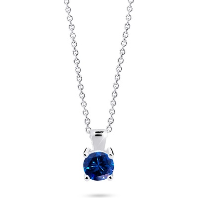 Cutie Diamonds přívěsek z bílého zlata se safírem DZ8010 40 SF X 2