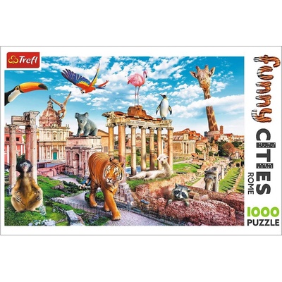 Trefl Funny Cities Wild Rome 1000 dielov