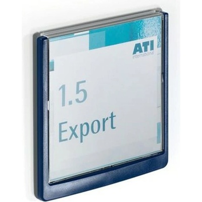 Informačná tabuľka, 149x148,5 mm, DURABLE "CLICK SIGN", modrá