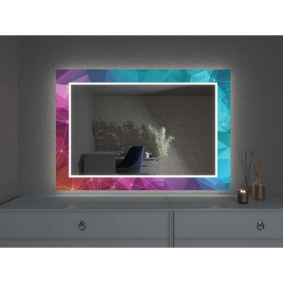 Artalo LED zrkadlo s dekorom D4 60 x 50 cm