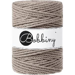 Bobbiny 3PLY Macramé Rope 5 mm 100 m Coffee юта (TX-E017)