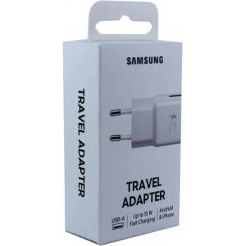 Samsung Оригинално Бързо Зарядно за SAMSUNG S10, S9, S8 220v Fast Charger EP-TA20EWE, Бял (EP-TA20EWENGEU)