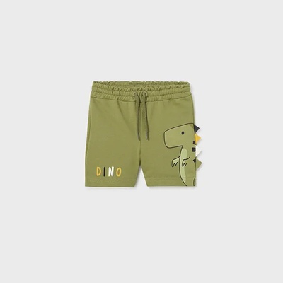 Mayoral Бермуди трикотаж play за бебе момче в цвят каки Майорал