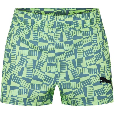 PUMA Бански гащета Puma Men's Logo Swim Shorts - Mineral Blue