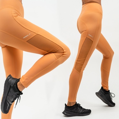 Nebbia Legíny se síťkou s vysokým pasem PERFORMANCE 480 oranžové