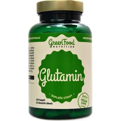 GreenFood Nutrition Glutamine 120 kapsúl
