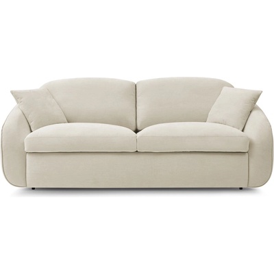 Bobochic Бежов разтегателен диван 235 cm Cezanne - Bobochic Paris (WT-SARA-3.5R-W_1 P1240)