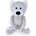 Balibazoo Мека играчка За Гушкане Teddy Bear светло сив 82004 (111066)