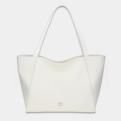 Shopper se zipem Louvre offwhite/zlato