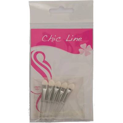 Chic Line štetce na očné tiene 5 ks