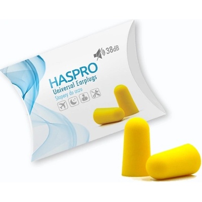 HASPRO 1P štuple do uší, žlté