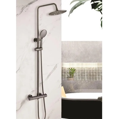 Inter Ceramic Душ система със смесител, пита, слушалка и шлаух ICT 6221GG, Inter Ceramic (6221GG)