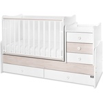 Lorelli ЛЕГЛО maxi plus new 70/160 БЯЛО/СВЕТЪЛ ДЪБ-3box (10150580045p) - bebetabg
