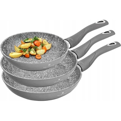 Valdinox Sada pánví na indukci a plyn 20/24/28 cm Grand Mramorová pánev