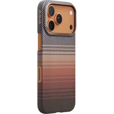 PITAKA Кевларен кейс с MagSafe за iPhone 17 Pro - Pitaka Sunset Ultra Slim Aramid Fiber Case (KI1702SP)