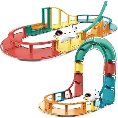 Bavytoy Barevná 3D elektrická dráha 31ks