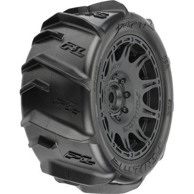 Pro-Line koleso 5.7" pneu Dumont disk Raid H24 čierny 2 ks