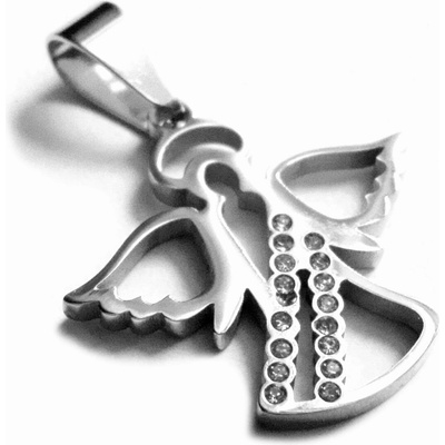 Steel Jewelry Přívěsek anděl z chirurgické oceli PR141107
