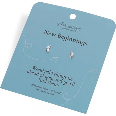 Hot Diamonds Stříbrné náušnice Silver Whisper New Beginnings SWE008