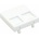 Brand-Rex Лицев панел Brand-Rex MMCUNILGD45001, 45mm x 45mm, 2 x RJ-45 Jack (MMCUNILGD45001)