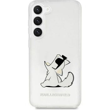 KARL LAGERFELD Гръб Karl Lagerfeld PC/TPU Choupette Eat Case за Samsung Galaxy S23 Plus - Прозрачен