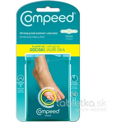 Compeed náplasť na kurie oká hydrokoloidná 10 ks