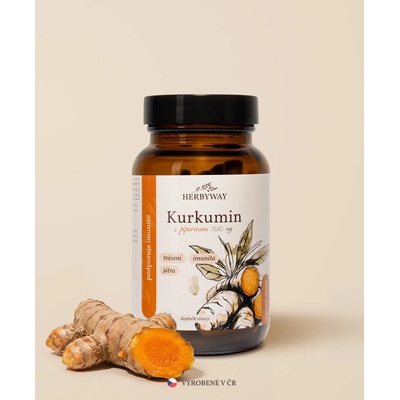 Herbs Energy Kurkumin + Piperin 800 mg 3 x 60 kapslí
