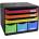 Exacompta Кутия за съхранение, пластмасова, 6 чекмеджета, EXACOMPTA "Store-Box Maxi Iderama" 306798D (306798D)