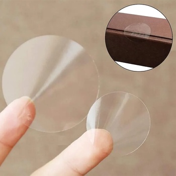 Ф16mm/18000ет. прозрачни фолийни етикети PP кръгли