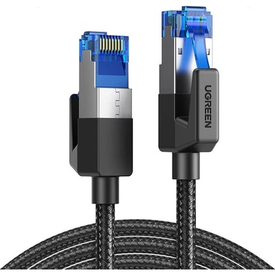 Ugreen NW153 Cat 8 F/FTP opletený ethernetový kabel RJ45, 1,5m, černý