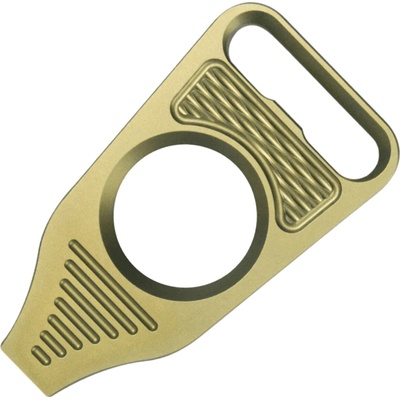 Geo Knife Vector Titanium Material, Anodized Yellow Finish Pry-bar GEO2512E