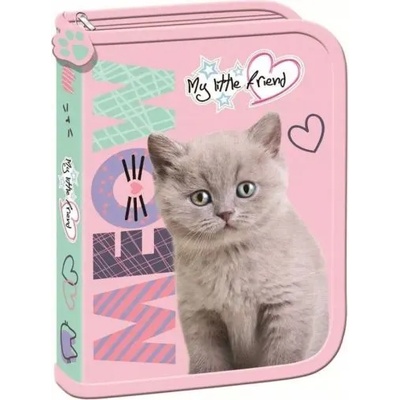 St. Majewski My Little Friend Fluffy Kitty ученически несесер с 1 цип