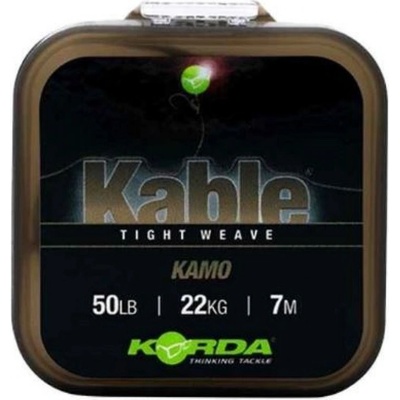 Korda Kable olověnka Tight Weave 7m 50lbs gravel
