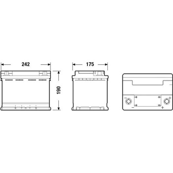 Exide Start-Stop AGM 12V 60Ah 680A EK600