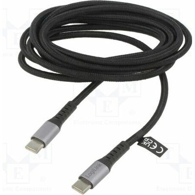 Logilink CU0424 USB 2.0 USB C vidlice z obou stran 2m černý