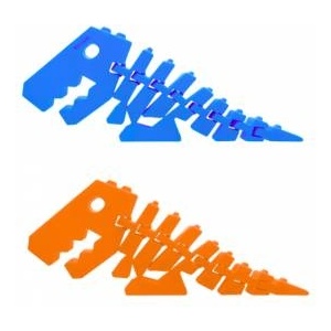 LEAN Toys Dinosaur Puzzle Fidget 3D Puzzle Flexible Bendable Mix