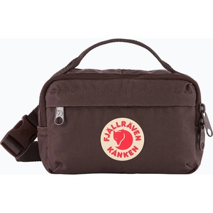 Fjällräven Чантичка за кръстна Fjällräven Kanken black oak