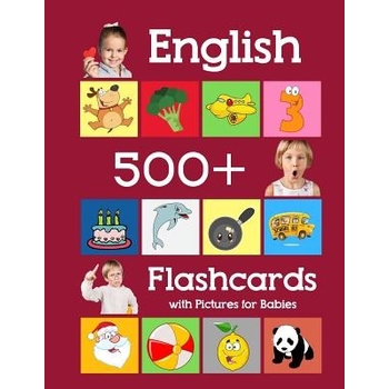English 500 Flashcards with Pictures for Babies: Learning homeschool frequency words flash cards for child toddlers preschool kindergarten and kids Brighter Julie