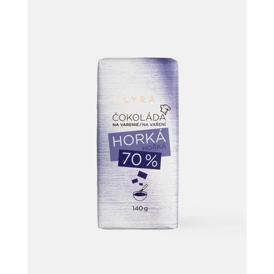 Lyra ČOKOLÁDA na varenie horká 70% 140 g